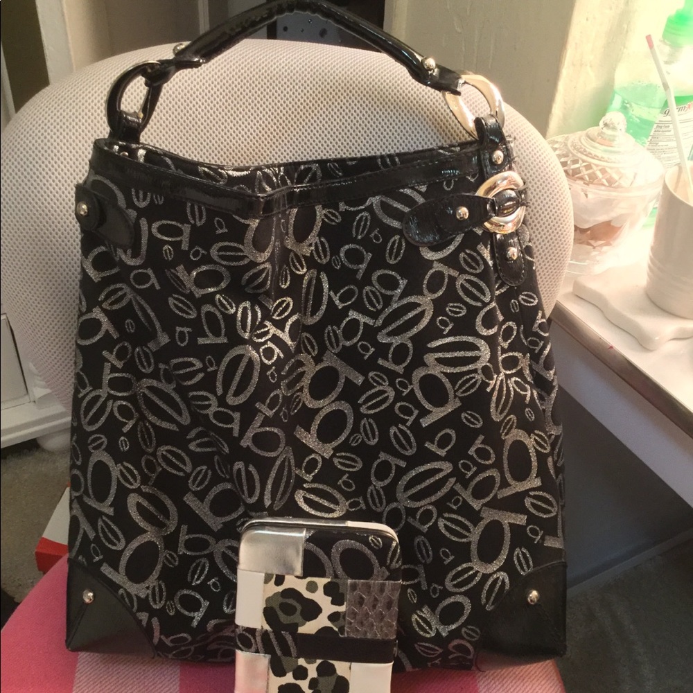 Bebe Bag and Matching Wallet Set